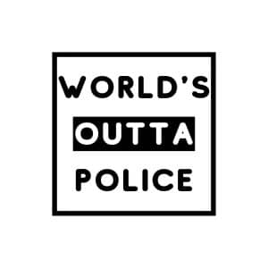 World's Okayest Police Frame SVG, PNG, JPG, PDF Files