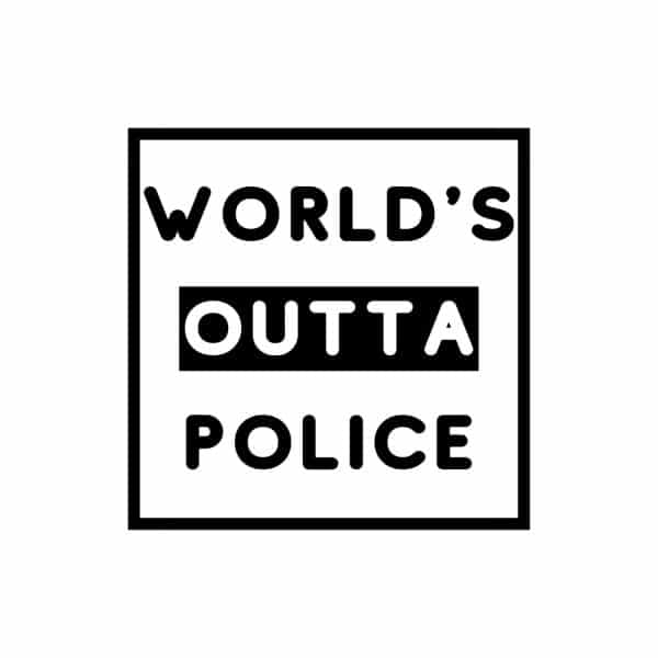 World's Okayest Police Frame SVG, PNG, JPG, PDF Files