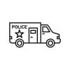 Police Truck SVG, PNG, JPG, PDF Files