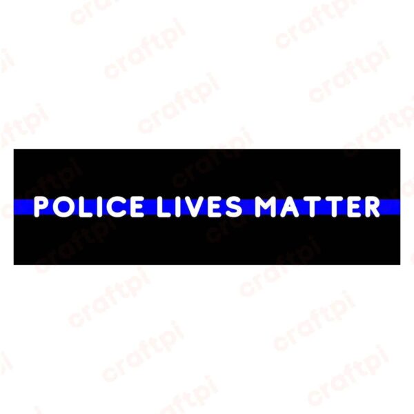 Police Lives Matter SVG, PNG, JPG, PDF Files