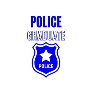 Police Graduate SVG, PNG, JPG, PDF Files