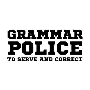 Grammar Police SVG, PNG, JPG, PDF Files