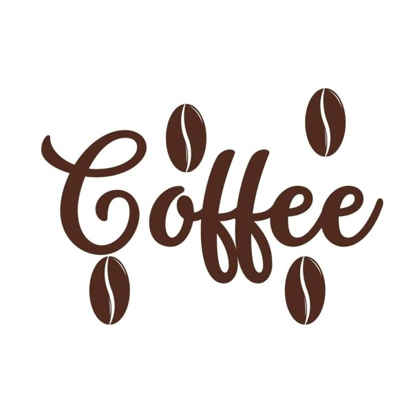 Coffee With Coffee Seeds SVG, PNG, JPG, PDF Files