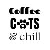 Coffee Cats And Chill SVG, PNG, JPG, PDF Files