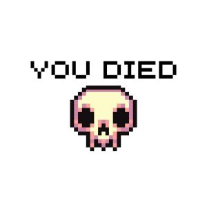 Pixel You Died SVG, PNG, JPG, PDF Files