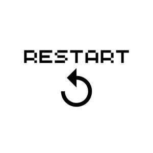 Pixel Restart SVG, PNG, JPG, PDF Files