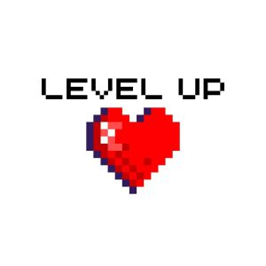 Pixel Level Up SVG, PNG, JPG, PDF Files