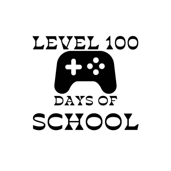 Level 100 Days Of School SVG, PNG, JPG, PDF Files