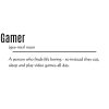 Gamer Definition SVG, PNG, JPG, PDF Files