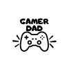 Gamer Dad Game Pad SVG, PNG, JPG, PDF Files