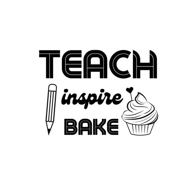 Teach Inspire Bake SVG, PNG, JPG, PDF Files