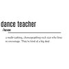 Dance Teacher Definition SVG, PNG, JPG, PDF Files