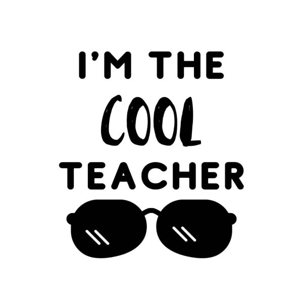 I am The Cool Teacher SVG, PNG, JPG, PDF Files