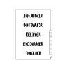Influencer Motivator Believer Encourager Educator SVG, PNG, JPG, PDF Files