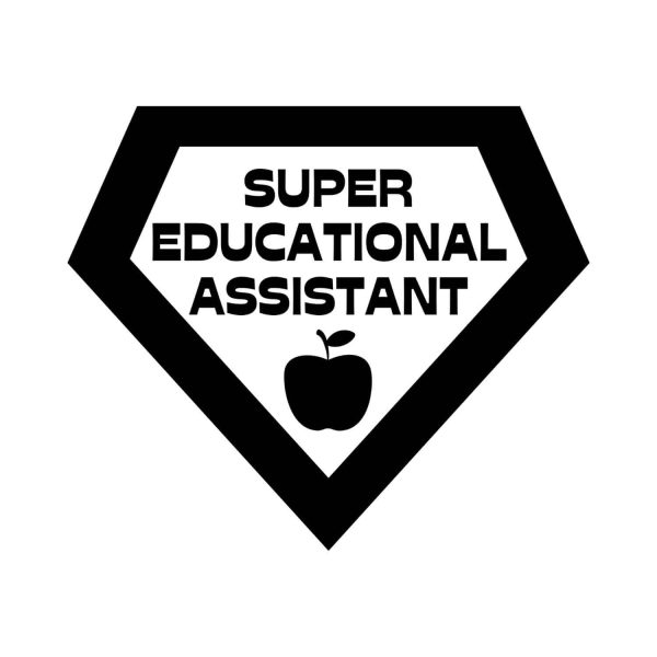 Super Educational Assistant SVG, PNG, JPG, PDF Files