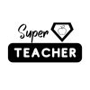 Super Teacher SVG, PNG, JPG, PDF Files