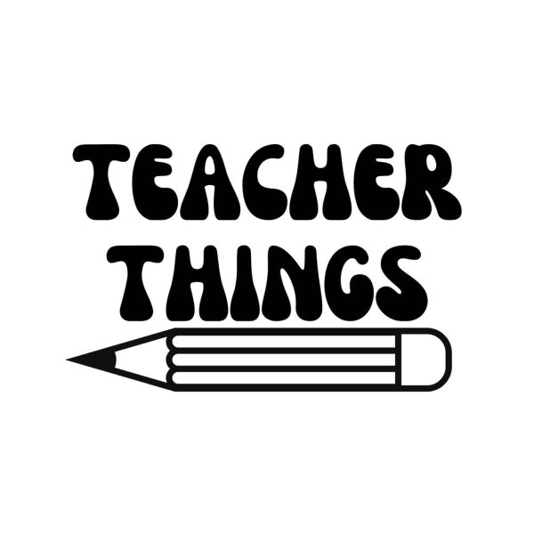 teacher things with pencil