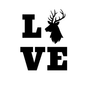 Love Deer SVG, PNG, JPG, PDF Files