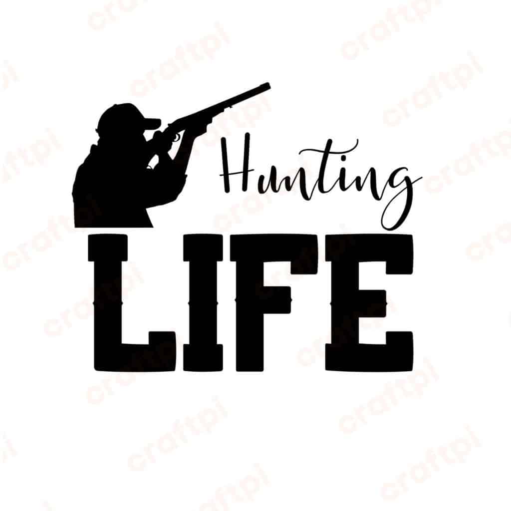 Hunting Life With Man SVG, PNG, JPG, PDF Files