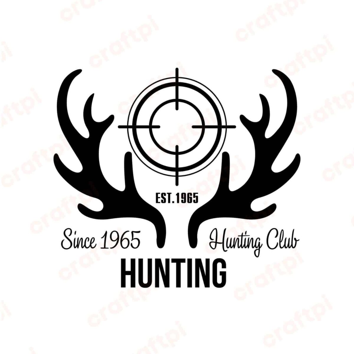 Hunting Club Logo SVG, PNG, JPG, PDF Files