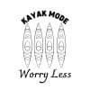 Kayak Mode Worry Less SVG, PNG, JPG, PDF Files