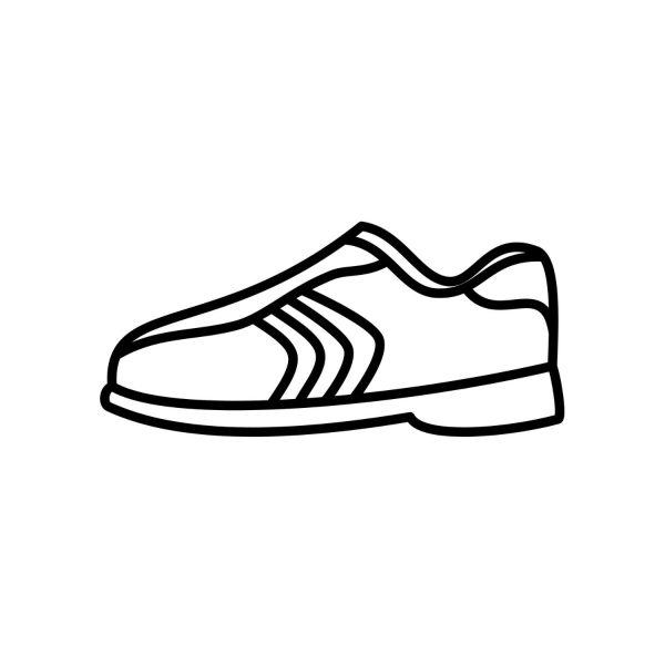 Bowling Shoes Outline SVG, PNG, JPG, PDF Files