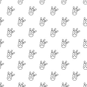 Bowling Pattern 4 SVG, PNG, JPG, PDF Files