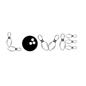 Bowling Love SVG, PNG, JPG, PDF Files