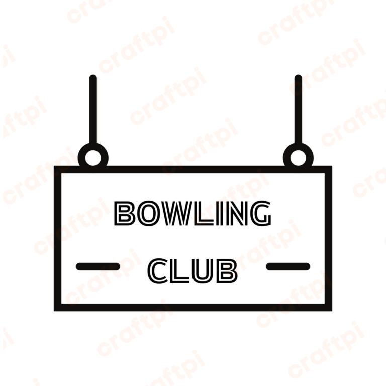 Bowling Club SVG, PNG, JPG, PDF Files