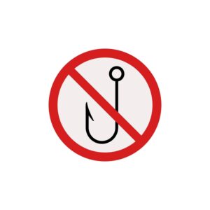 No Fishing Sign SVG, PNG, JPG, PDF Files