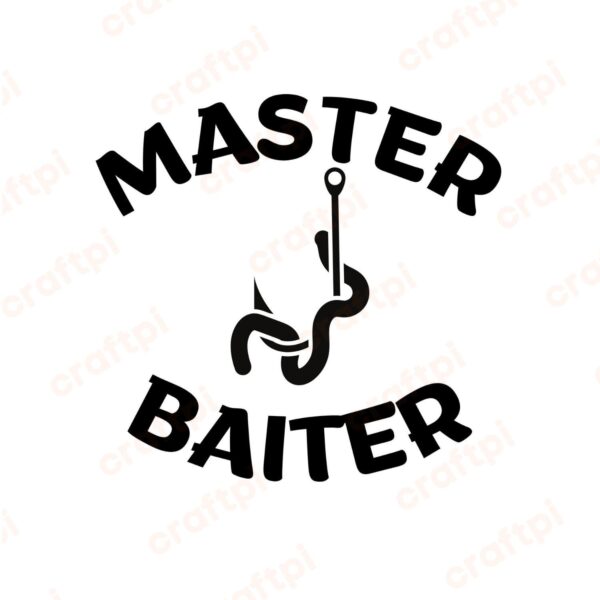 Master Baiter SVG, PNG, JPG, PDF Files