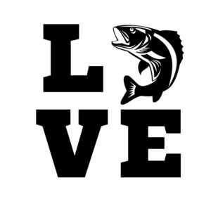 Love Fish SVG, PNG, JPG, PDF Files