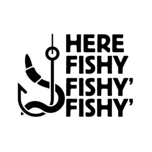 Here Fishy Fishy Fishy SVG, PNG, JPG, PDF Files