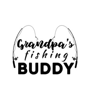 Grandpa's Fishing Buddy SVG, PNG, JPG, PDF Files