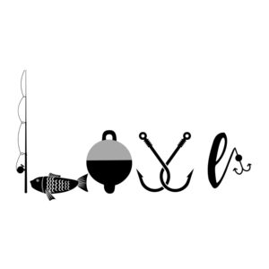 Fishing Love SVG, PNG, JPG, PDF Files