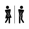 Woman Man Toilet SVG, PNG, JPG, PDF Files