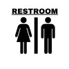 Restroom SVG, PNG, JPG, PDF Files