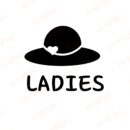 Hat Ladies SVG, PNG, JPG, PDF Files
