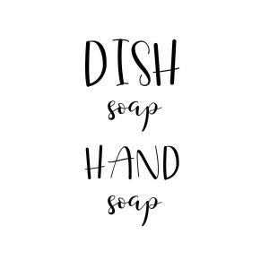 Dish Soap Hand Soap SVG, PNG, JPG, PDF Files