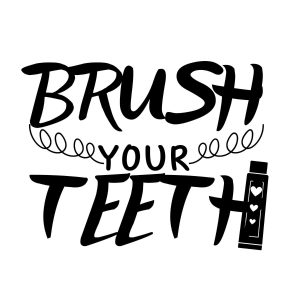Brush Your Teeth SVG, PNG, JPG, PDF Files