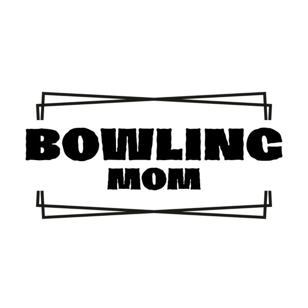 Bowling Mom Frame SVG, PNG, JPG, PDF Files