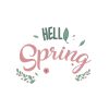 Hello Spring SVG, PNG, JPG, PDF Files