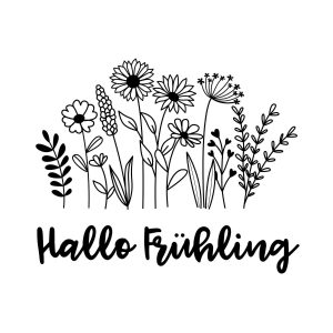 Hallo Frühling SVG, PNG, JPG, PDF Files
