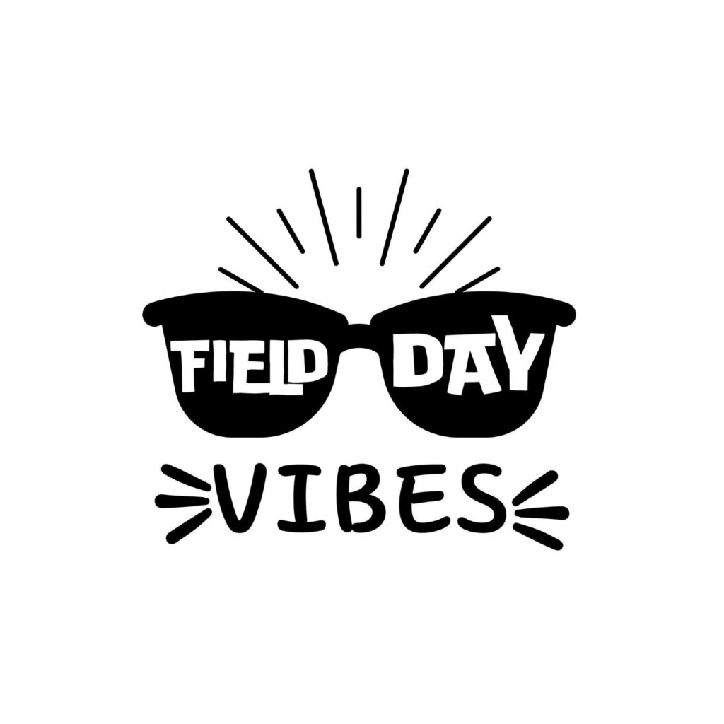 Field Day Vibes Sunglasses SVG, PNG, JPG, PDF Files