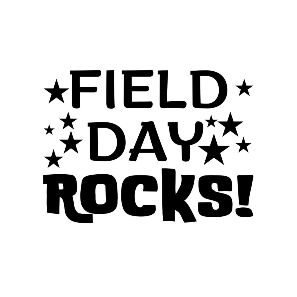 Field Day Rocks Star SVG, PNG, JPG, PDF Files