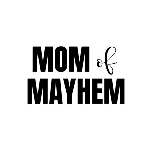 Mom of Mayhem SVG, PNG, JPG, PDF Files