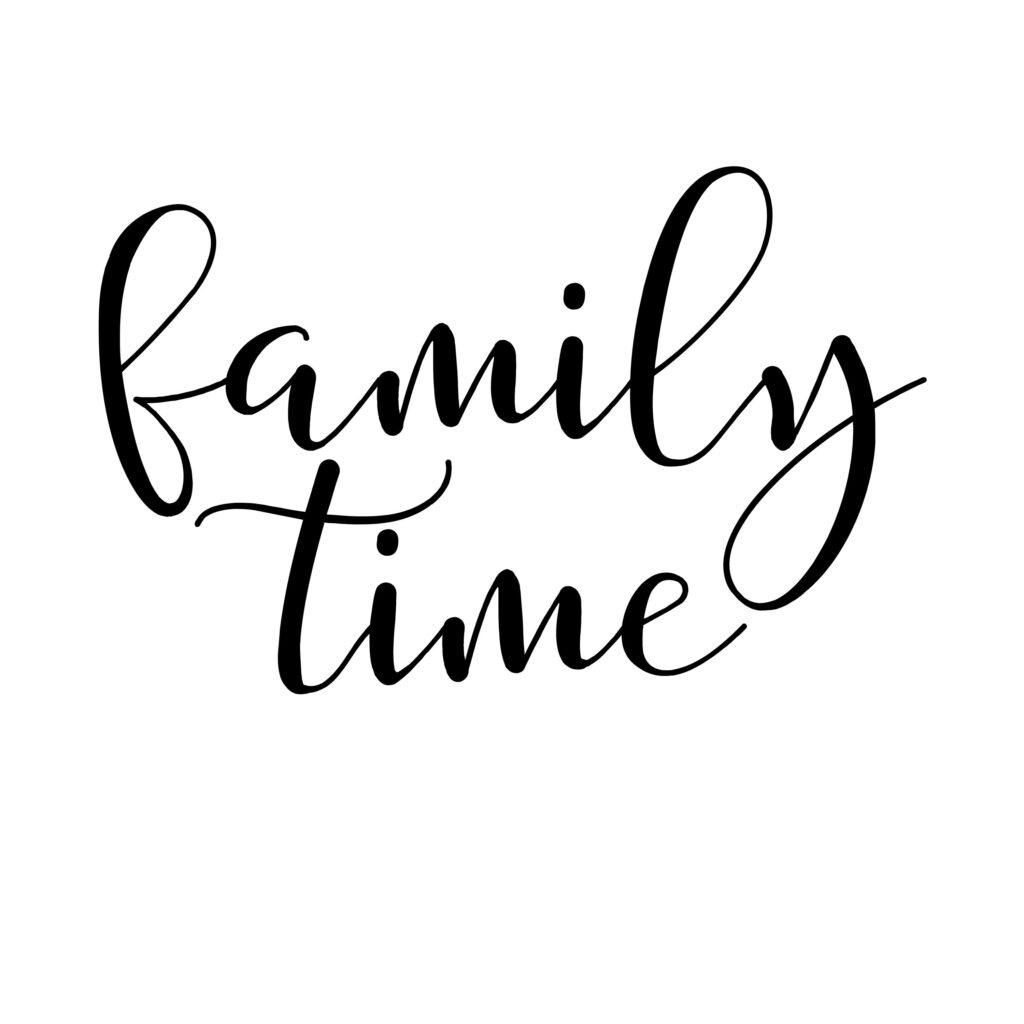 Family Time Handdrawn SVG, PNG, JPG, PDF Files