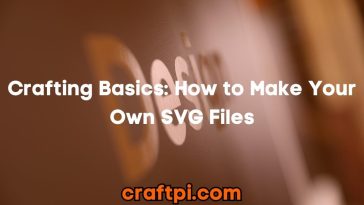 Crafting Basics: How to Make Your Own SVG Files