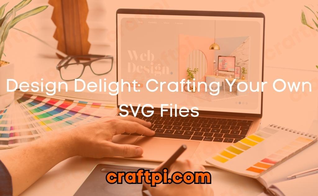 Design Delight: Crafting Your Own SVG Files