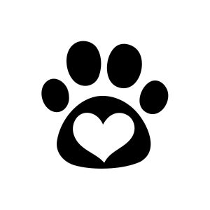 Heart In Paw SVG, PNG, JPG, PDF Files